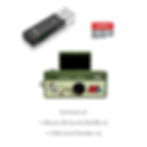 Thumbnail: A YASHICA x Peanuts Funtastic Keychain Camera (Snoopy's Summit), a YASHICA USB Card Reader and a YASHICA microSD Card (32GB)