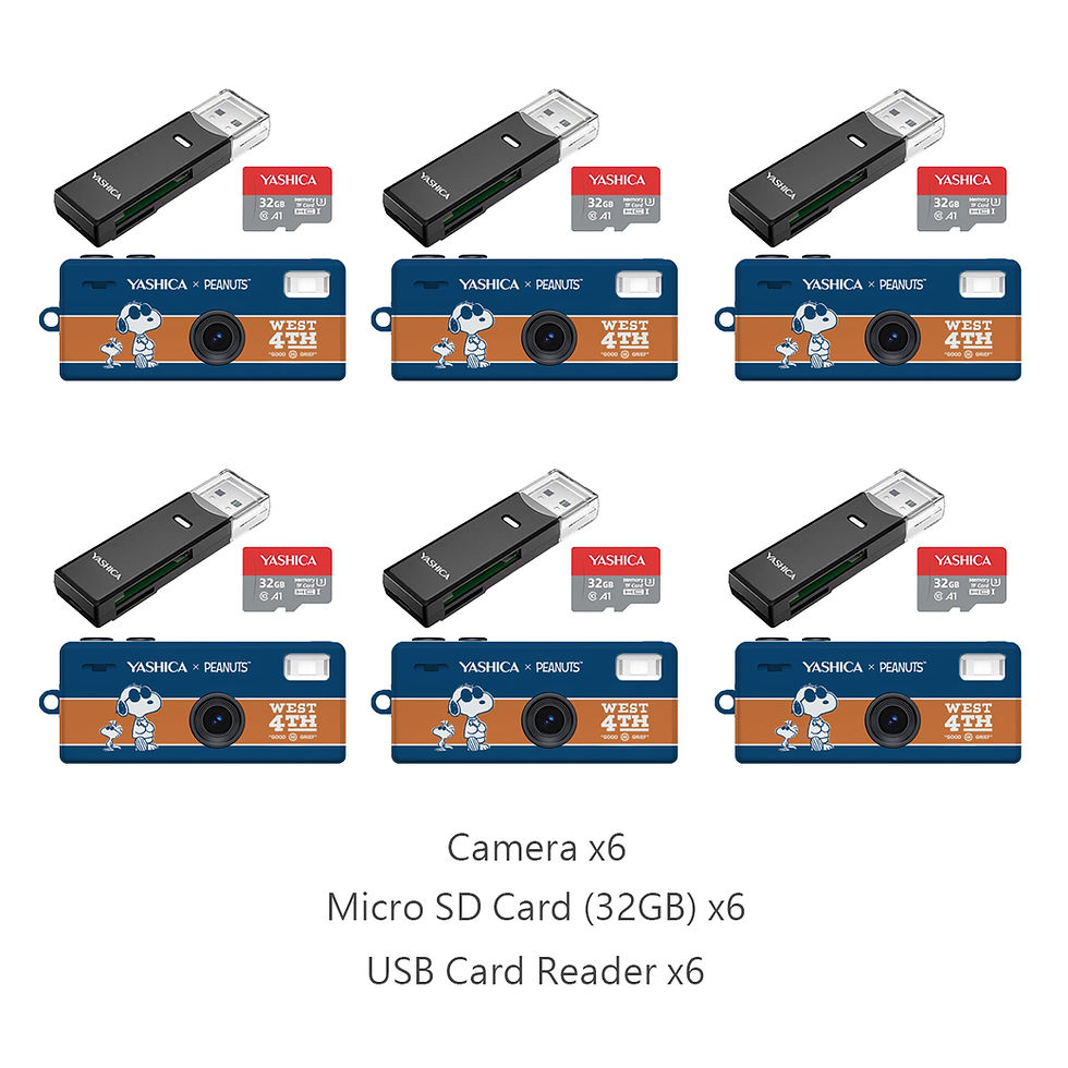 Thumbnail: YASHICA x Peanuts Funtastic Keychain Camera (Basketball Snoopy)