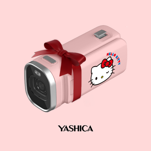 YASHICA x Hello Kitty DigiPocket Camcorder (Pink) | YASHICA