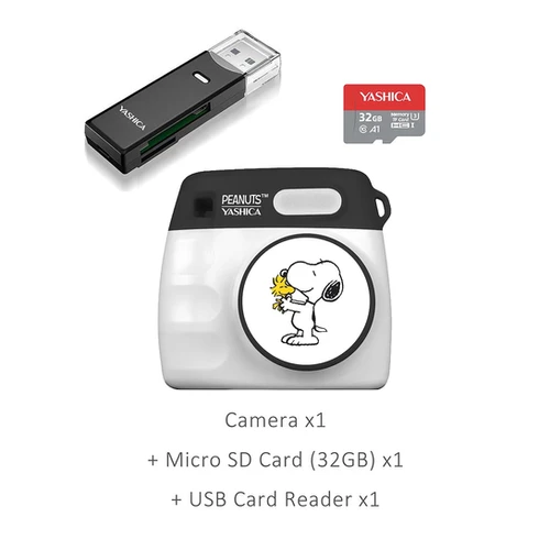 YASHICA x Peanuts Mini Digital Camera(B&W Snoopy World) | YASHICA