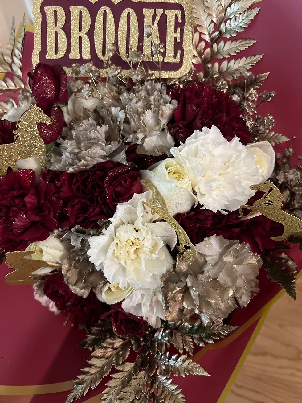 Thumbnail: montesano senior night flowers