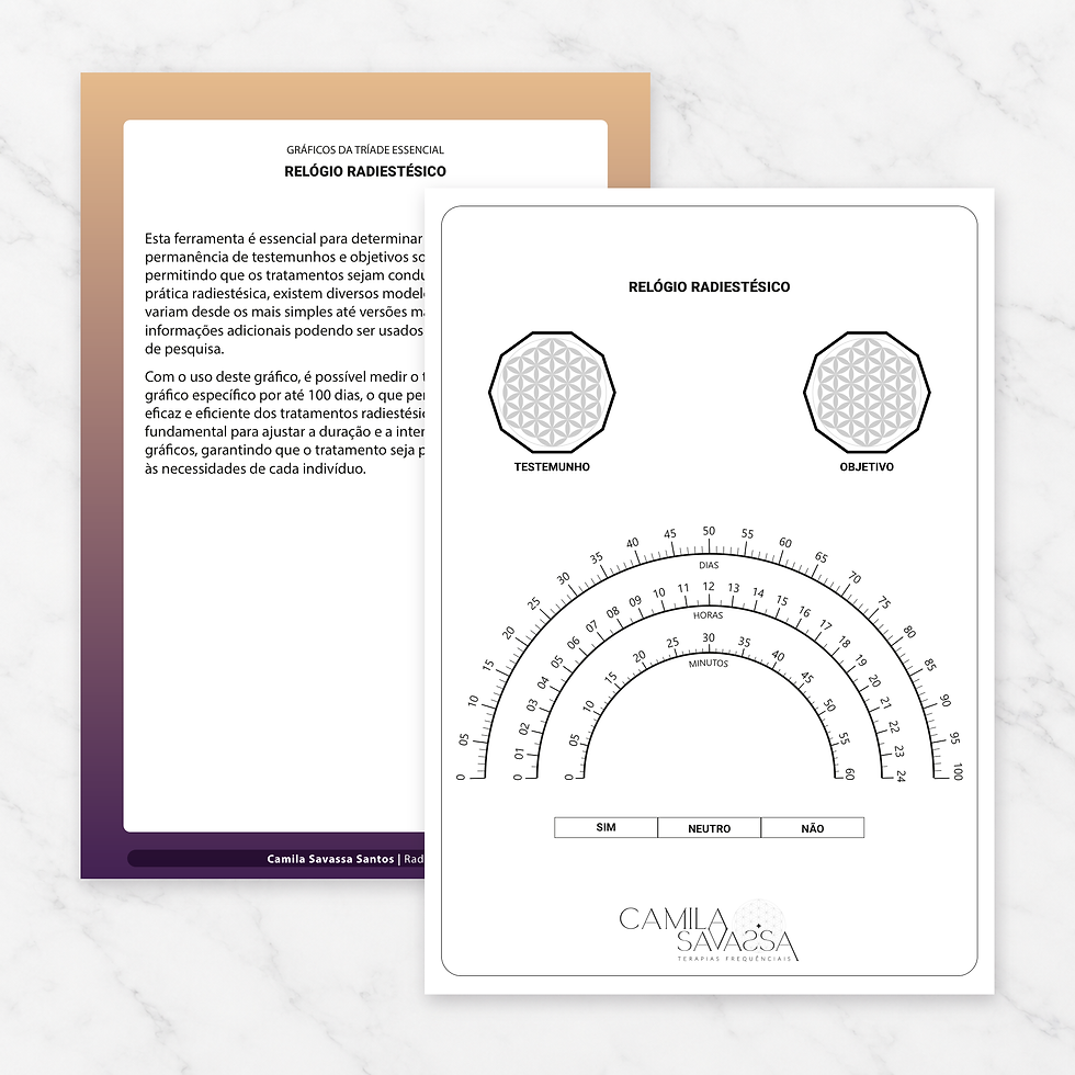 Relógio Radiestésico — ferramenta Essencial em PDF por Camila Savassa Santos