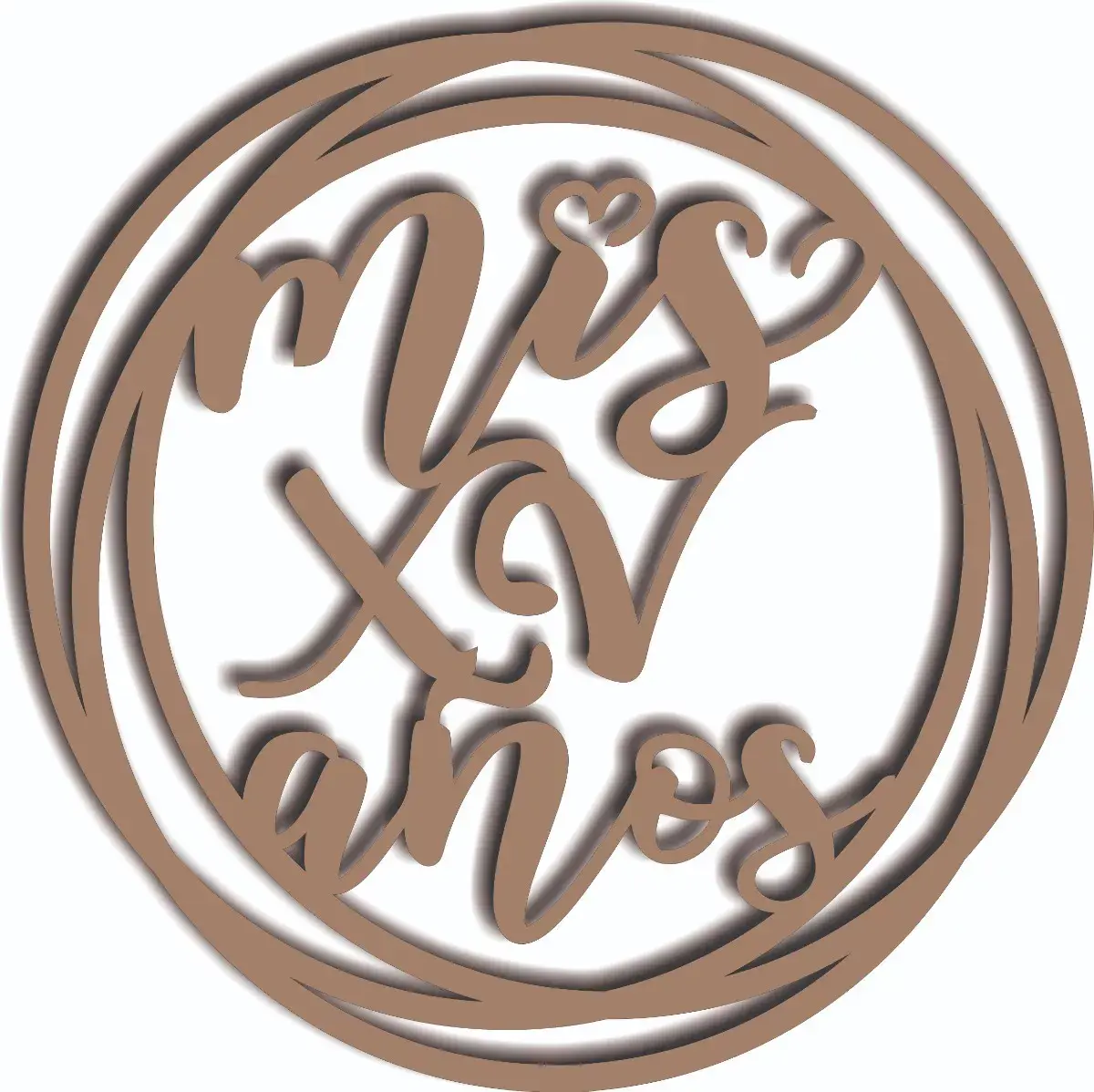 Adorno XV Años Círculos