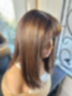 Thumbnail: Custom order 18" virgin European Lace top Lisa Grace Wig for J