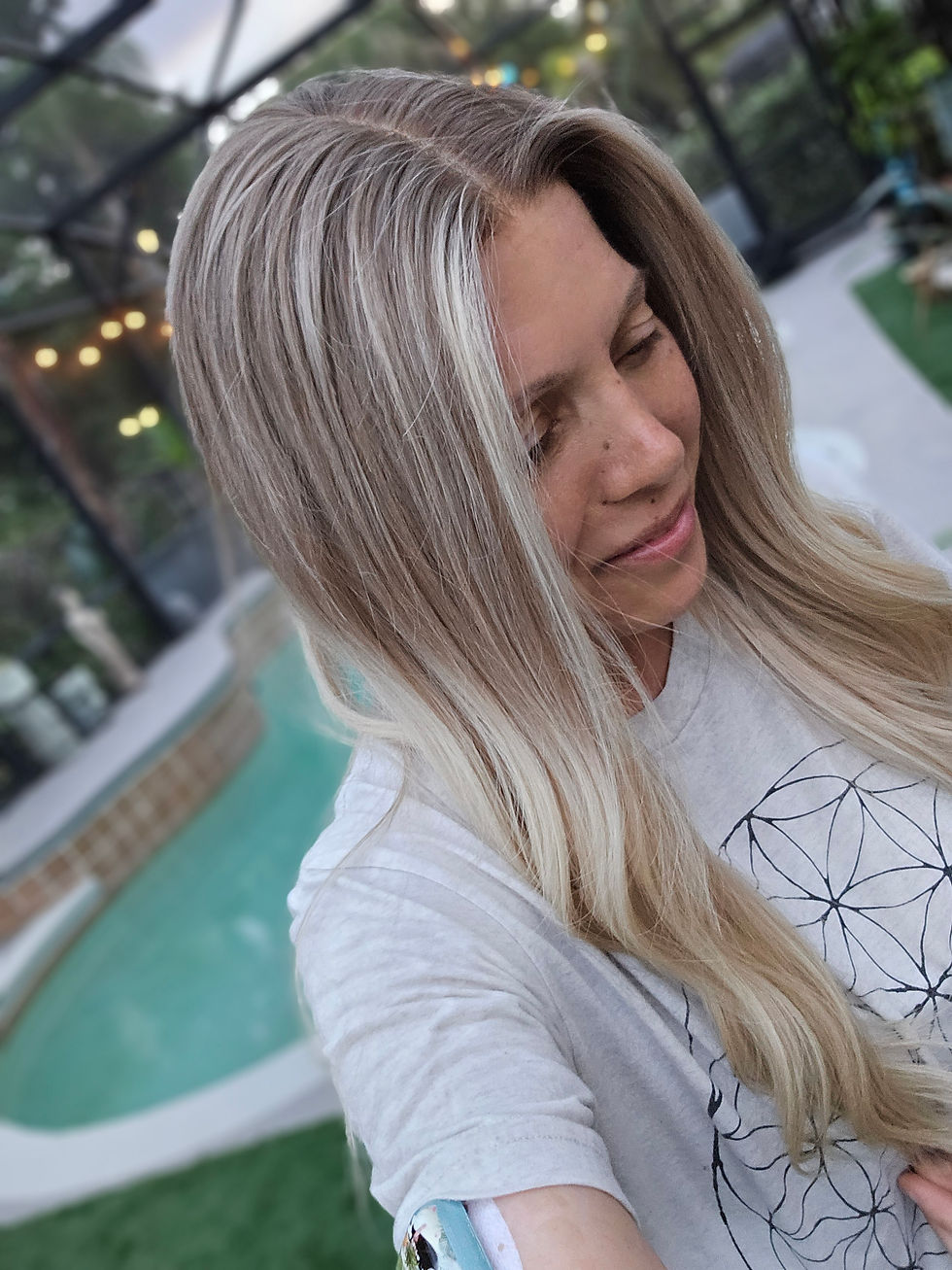 Thumbnail: PRE-ORDER 19"-27" Custom Brazilian Lace Top Wig *DRIFTWOOD BLONDE*