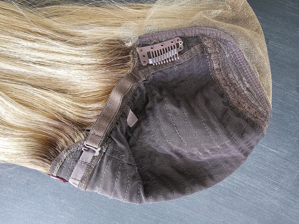 Thumbnail: *ANDY* European 18" Lace Top Wig *Dimensional Blonde*