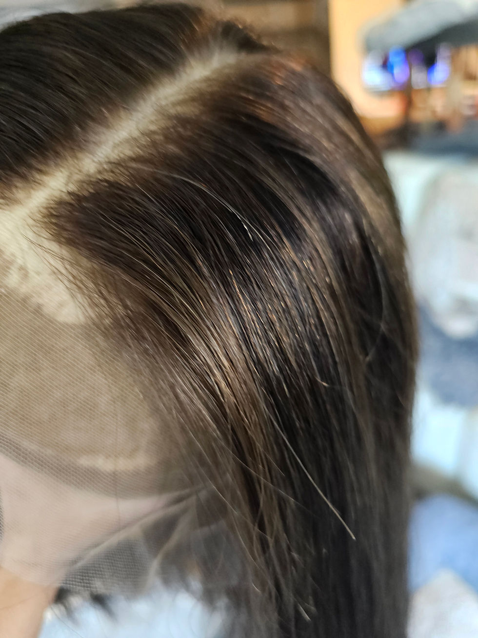 Thumbnail: *New* resell 24" Custom Lisa Grace Wigs in Cool Brunette *medium*