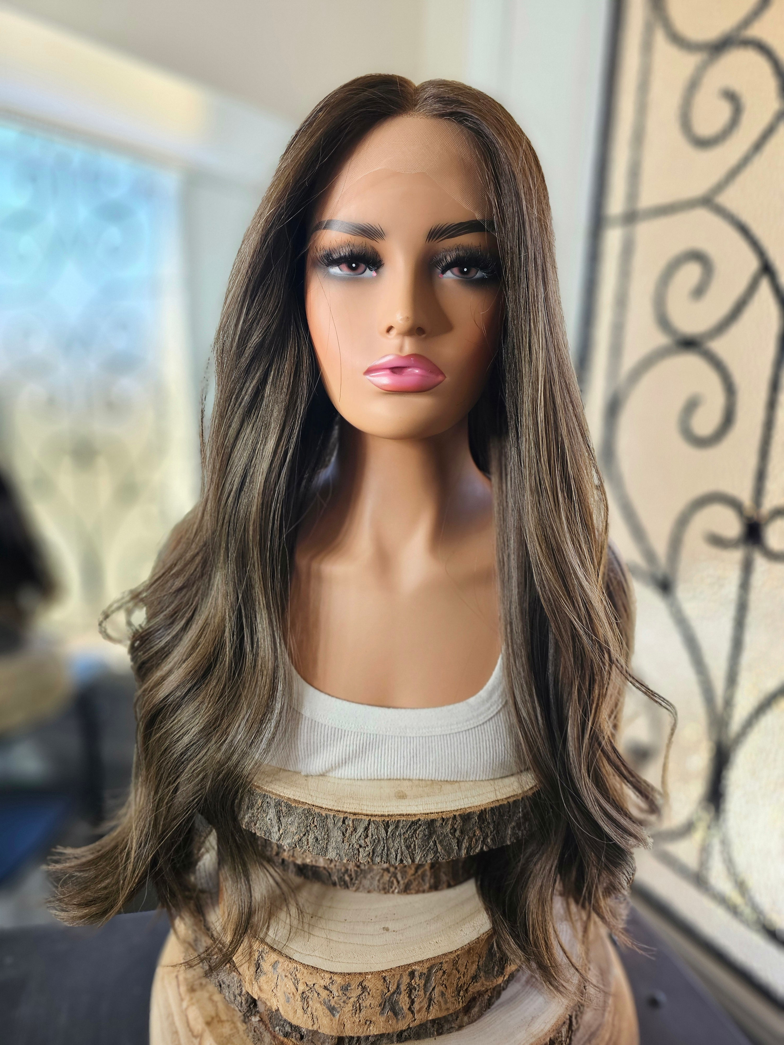 Custom made 16" Lisa Grace Wigs Virgin European wig for Terri