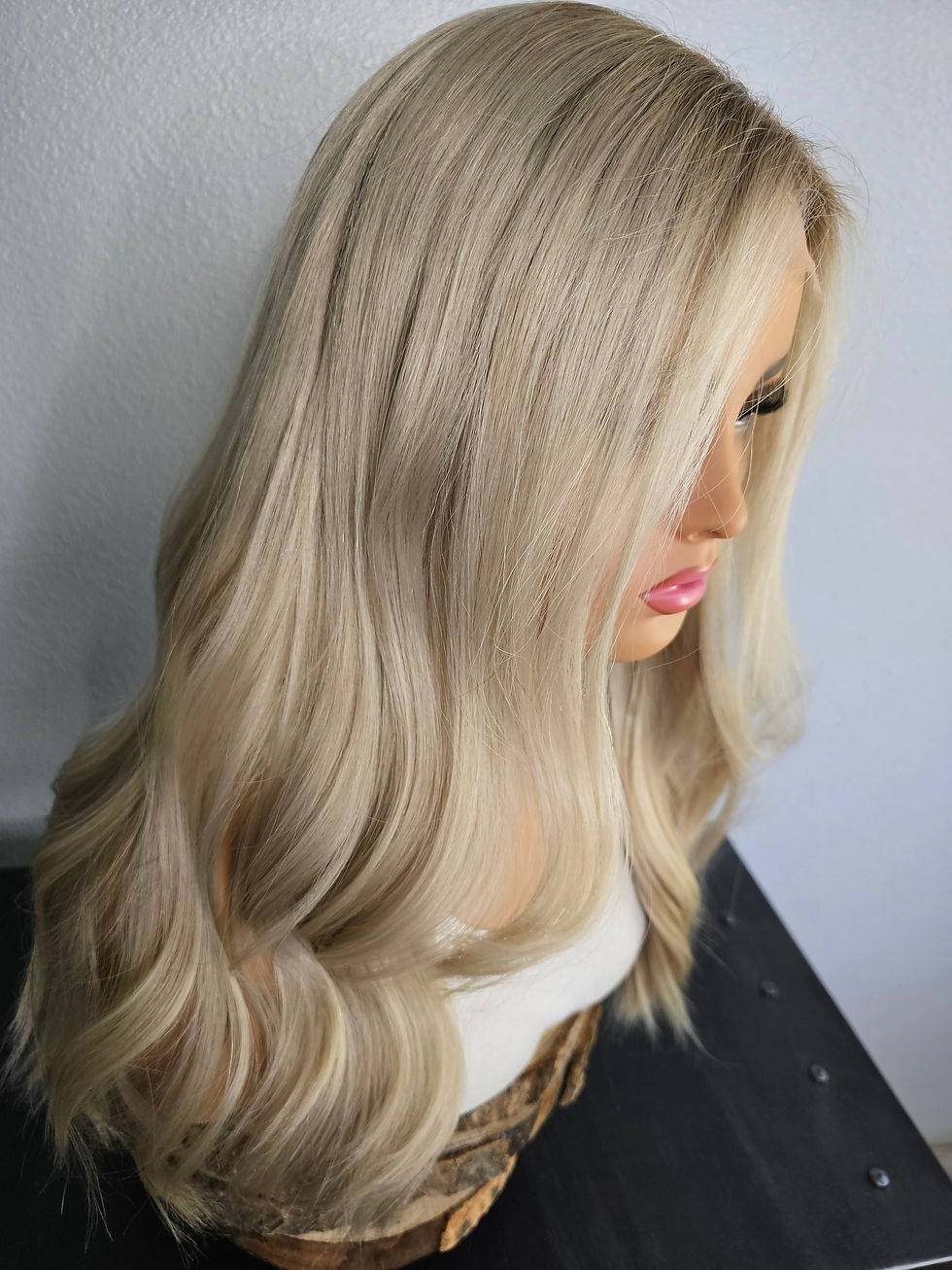 Thumbnail: *balance* Custom made Lisa Grace Wigs European 24" Light Platinum for MH