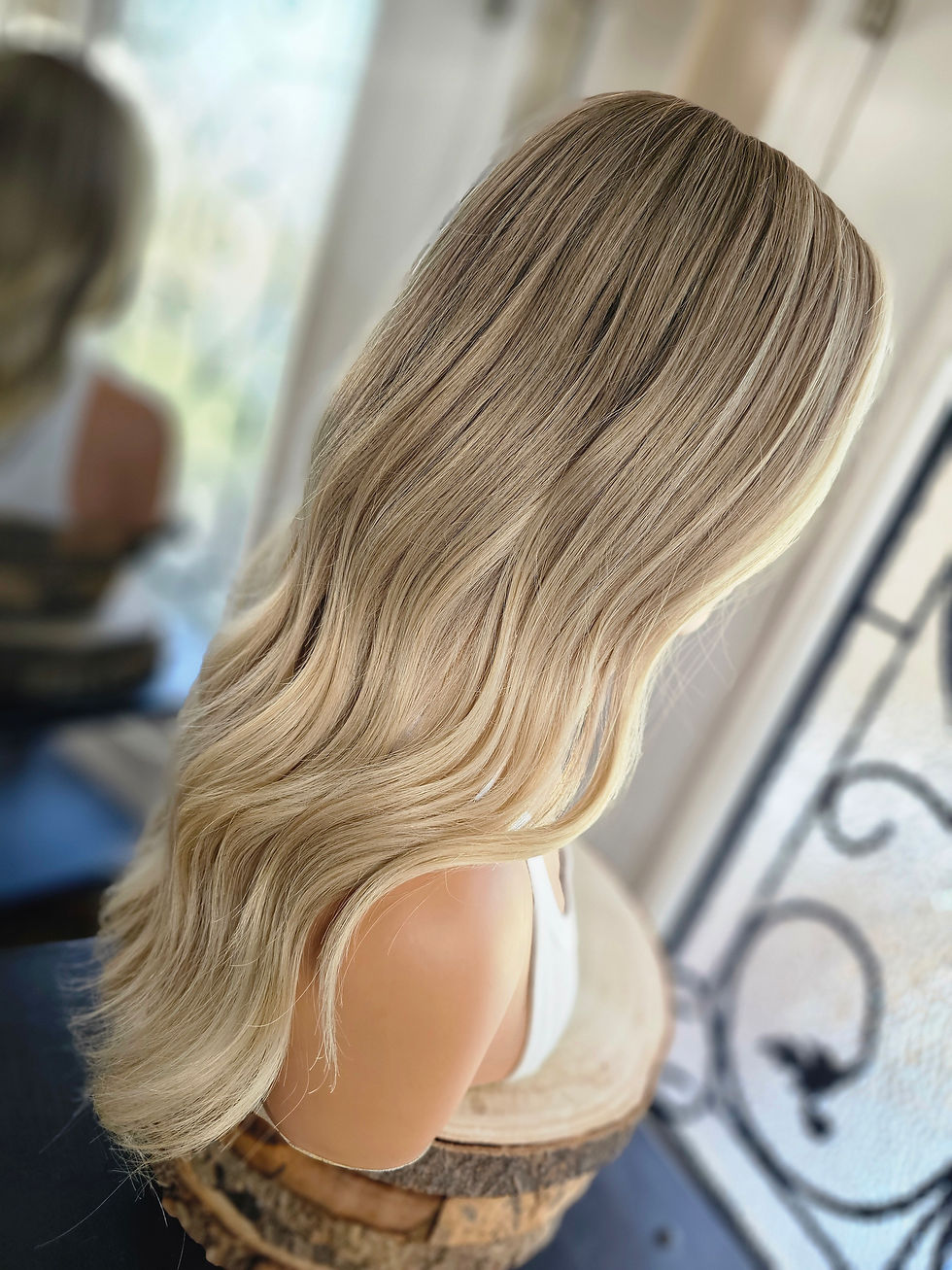 Thumbnail: PRE-ORDER 19"-27" Custom Brazilian Lace Top Wig *DRIFTWOOD BLONDE*