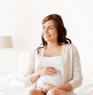Smiling Pregnant Woman