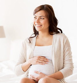 Smiling Pregnant Woman