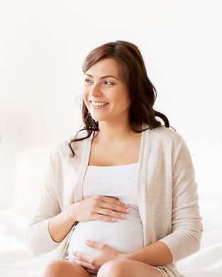 Smiling Pregnant Woman
