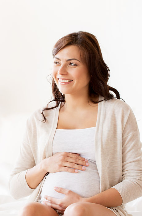 Smiling Pregnant Woman