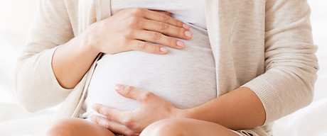 Pregnant Woman Smiling