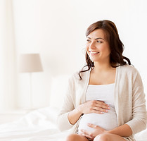 Smiling Pregnant Woman