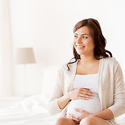 Smiling Pregnant Woman