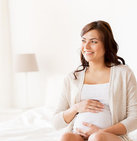 Smiling Pregnant Woman