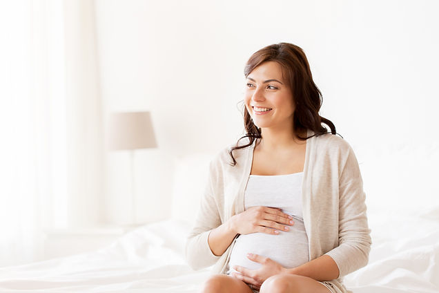 Smiling Pregnant Woman