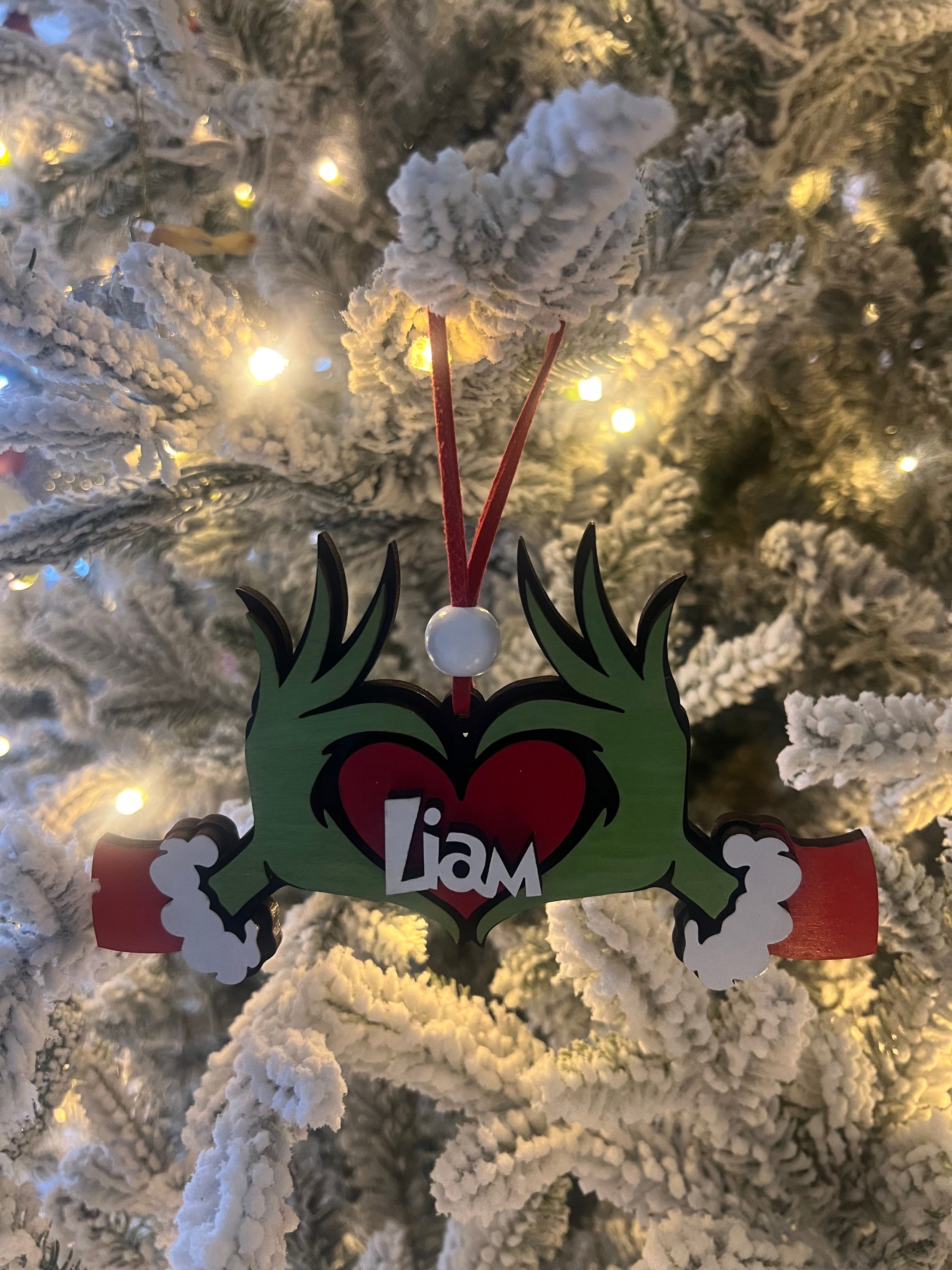 Personalized Mischief Ornament
