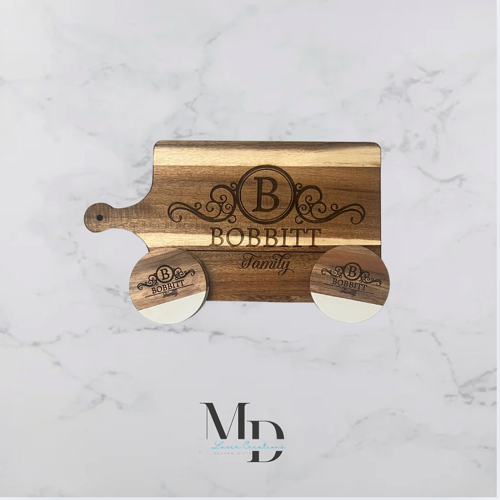 Thumbnail: Charcuterie Board and Coaster Set 