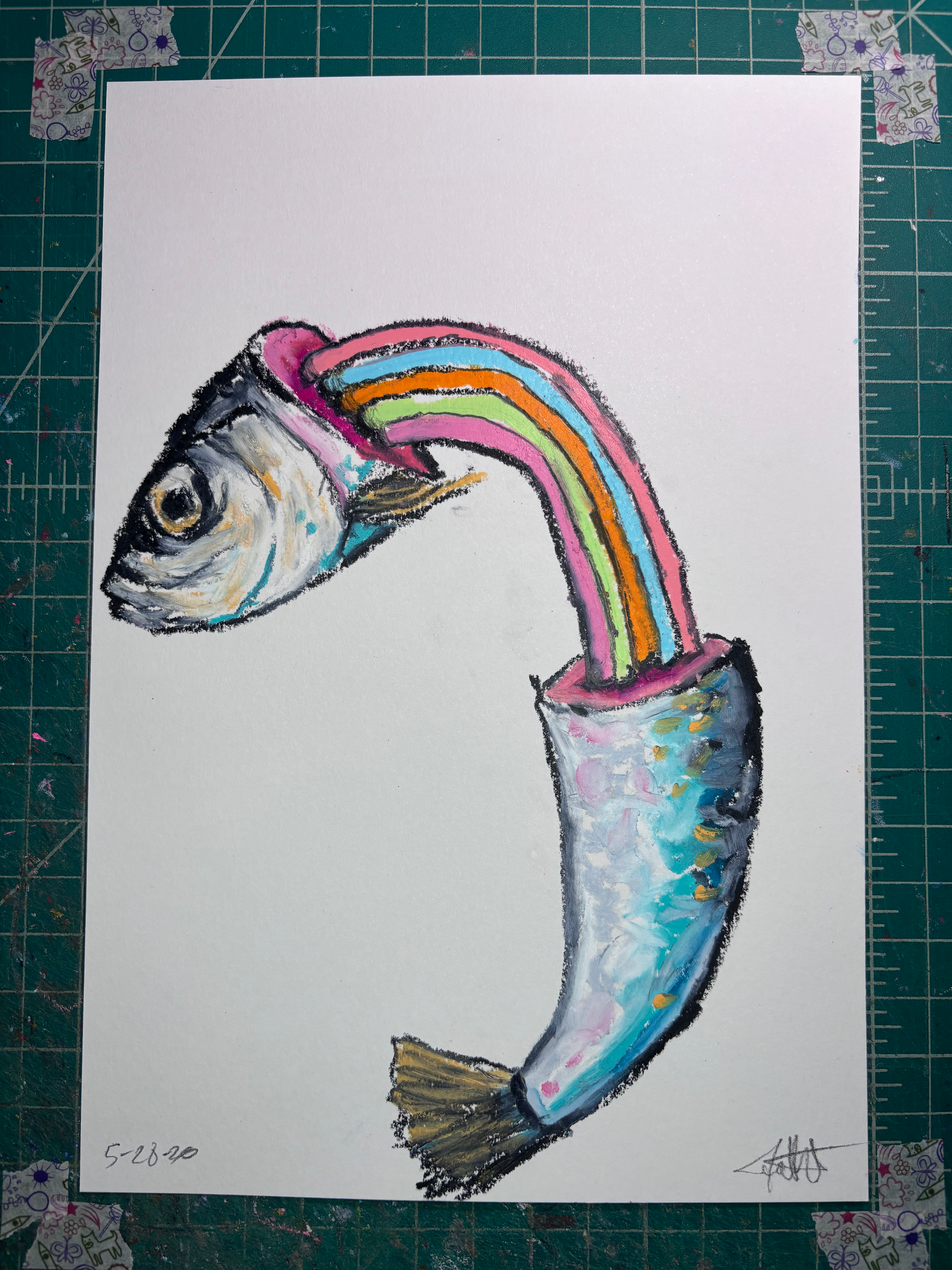 Segmented Rainbow Drop