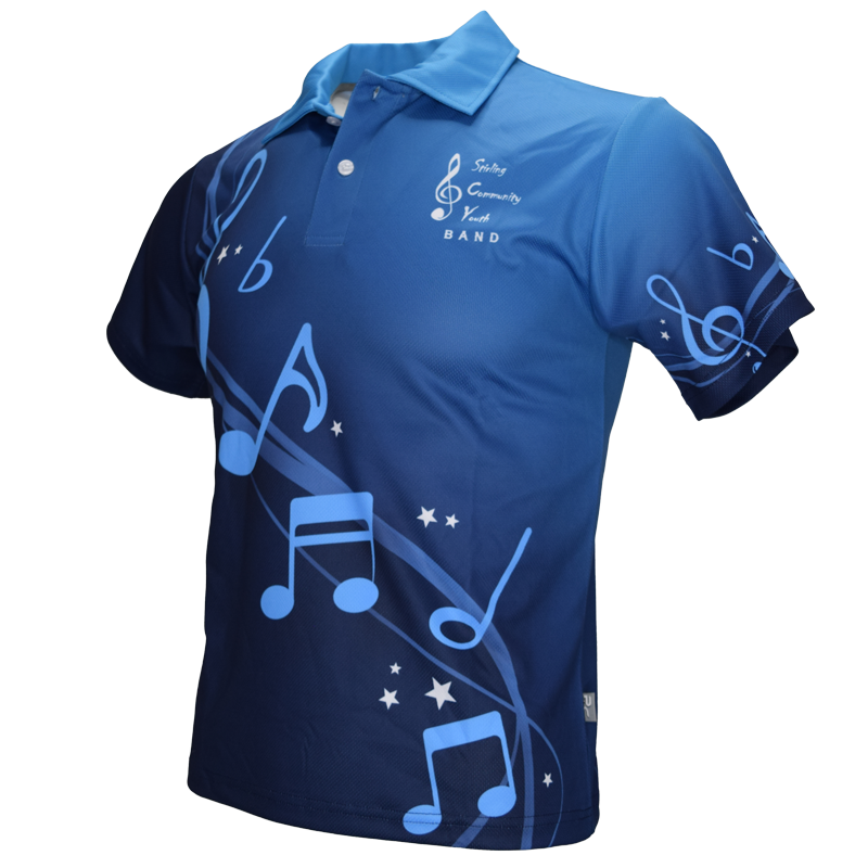 Thumbnail: MUS059 | Sublimated School Music Polo