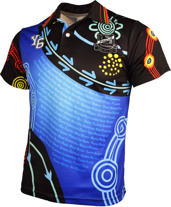 Thumbnail: Custom Polo Prescott Northern PS 2023  | Sublimated School Senior Polo