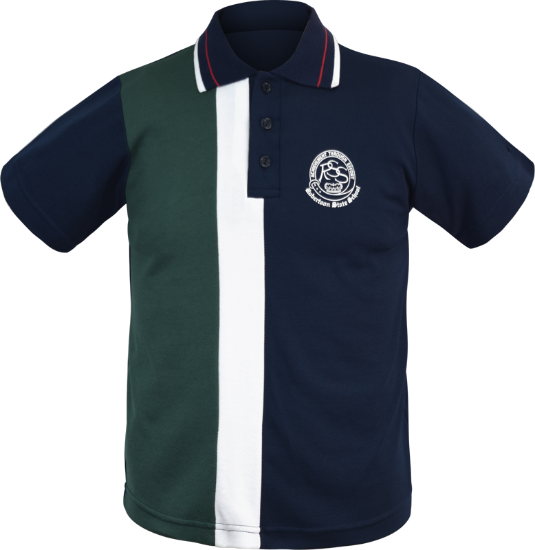 School Panel Polo Front View