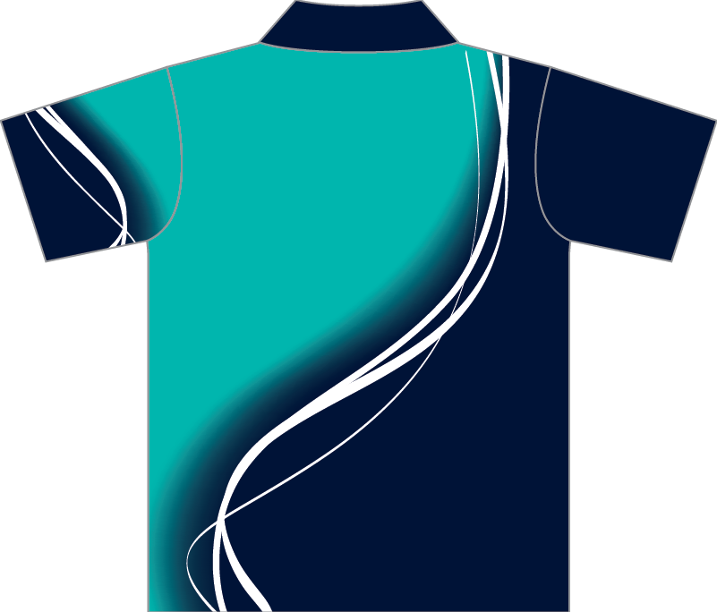 Thumbnail: Sublimated School Polo Back View