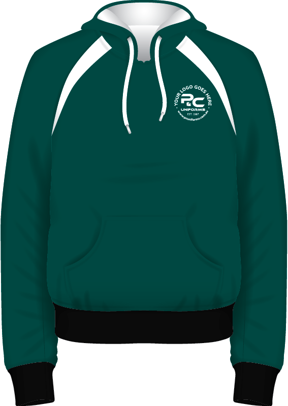 School Winter Fleece Hoodie Pullover Jumper Front View