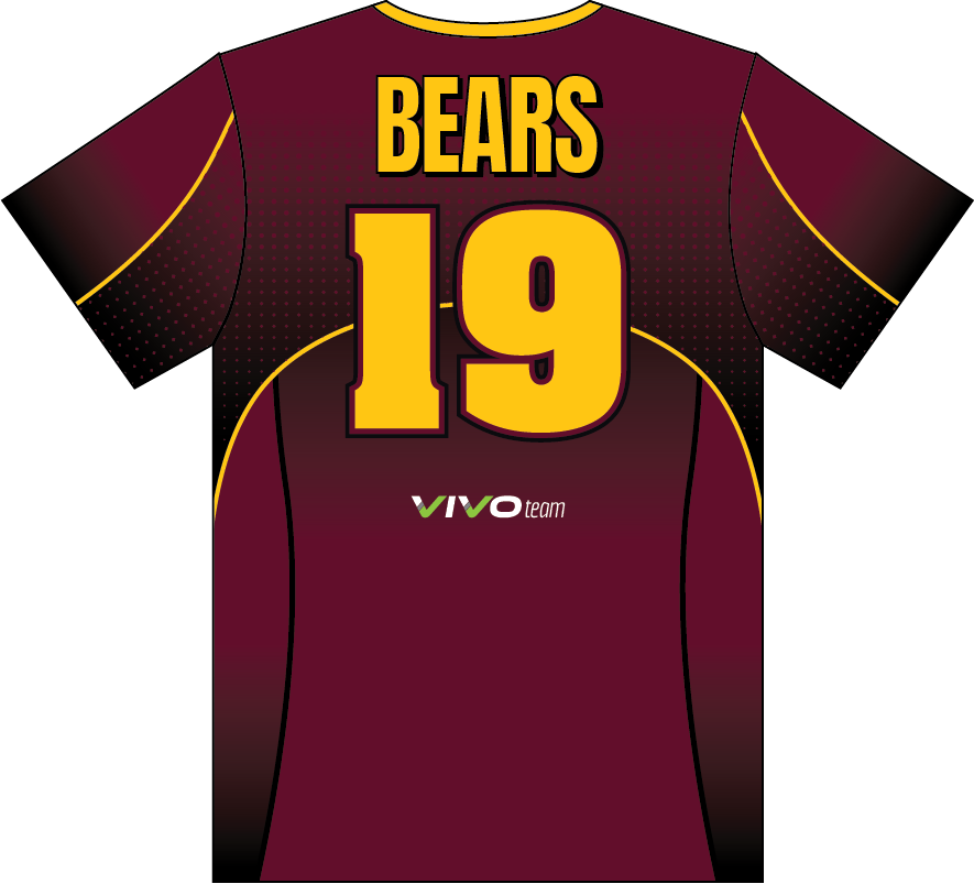 Thumbnail: Sublimated Teamwear Sport T-Shirt Back View