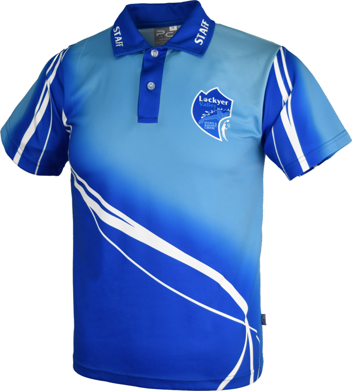 Sublimated Staff Polo Front View