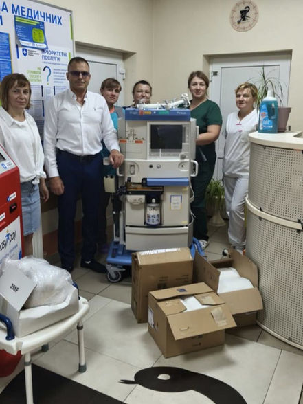 Mit der medizinisch-humanitären Hilfe aus dem Saarland entsteht ein neuer Anästhesiearbeitsplatz im Krankenhaus von Torczyn.