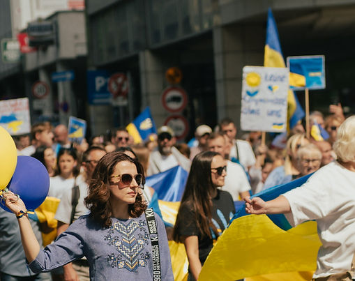 S:1 Demozug für die Ukraine am 24.08.2025