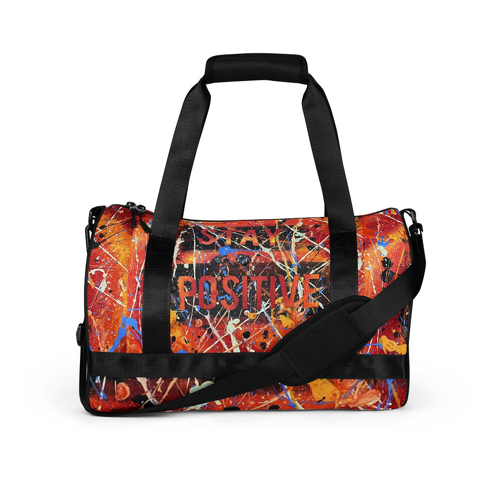All-over print gym bag