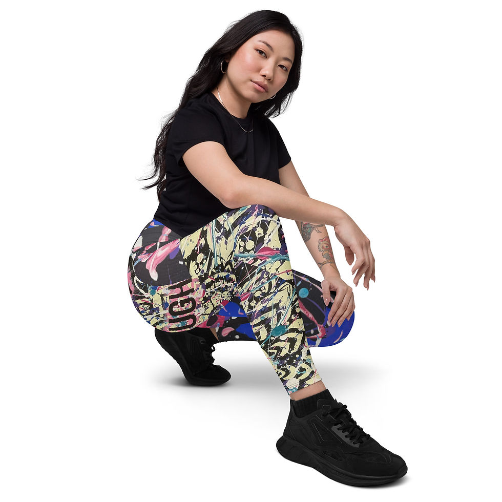 Thumbnail: Crossover leggings with pockets