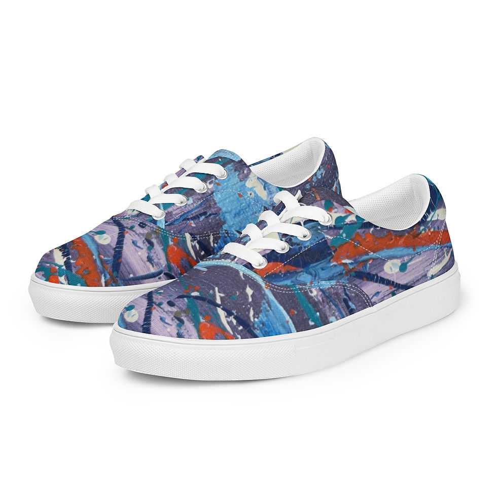 Men’s lace-up canvas shoes