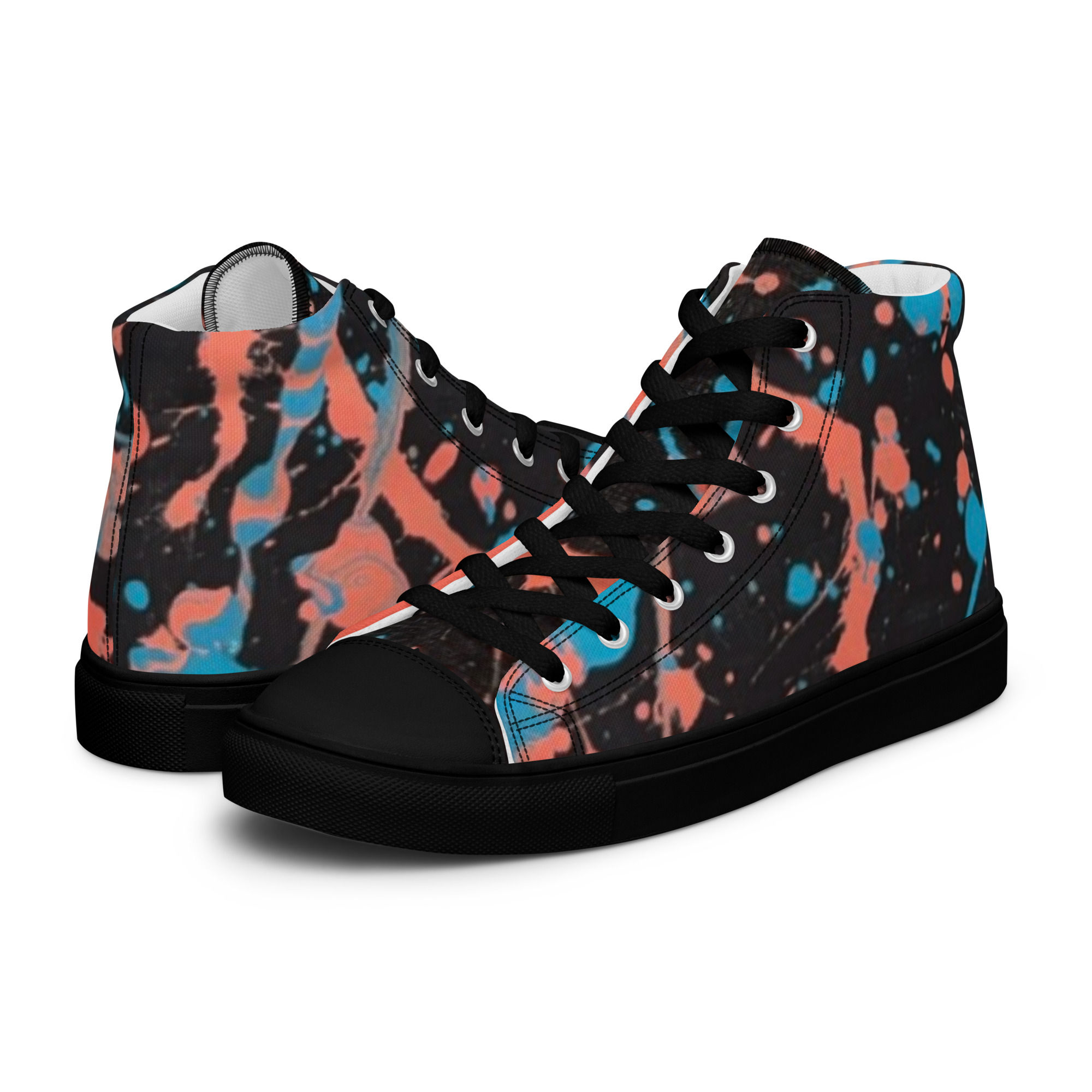 Men’s high top canvas shoes