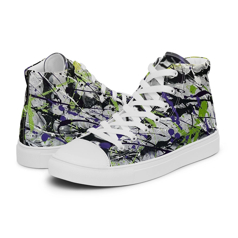 Thumbnail: Women’s high top canvas shoes