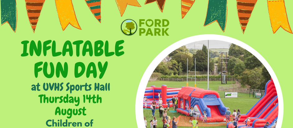Ford Park bring Inflatable Fun Day indoors this August