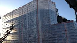 Asbestos Abatement Stucco Containment