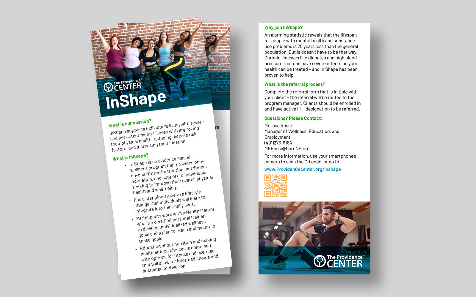 In Shape - internal promotion materials
