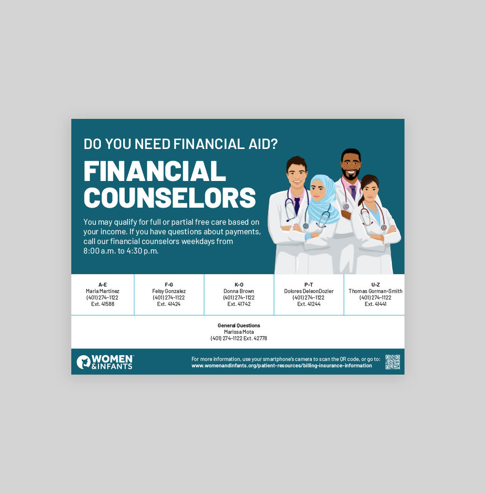 Community Liaison Work Financial Aid Flyer