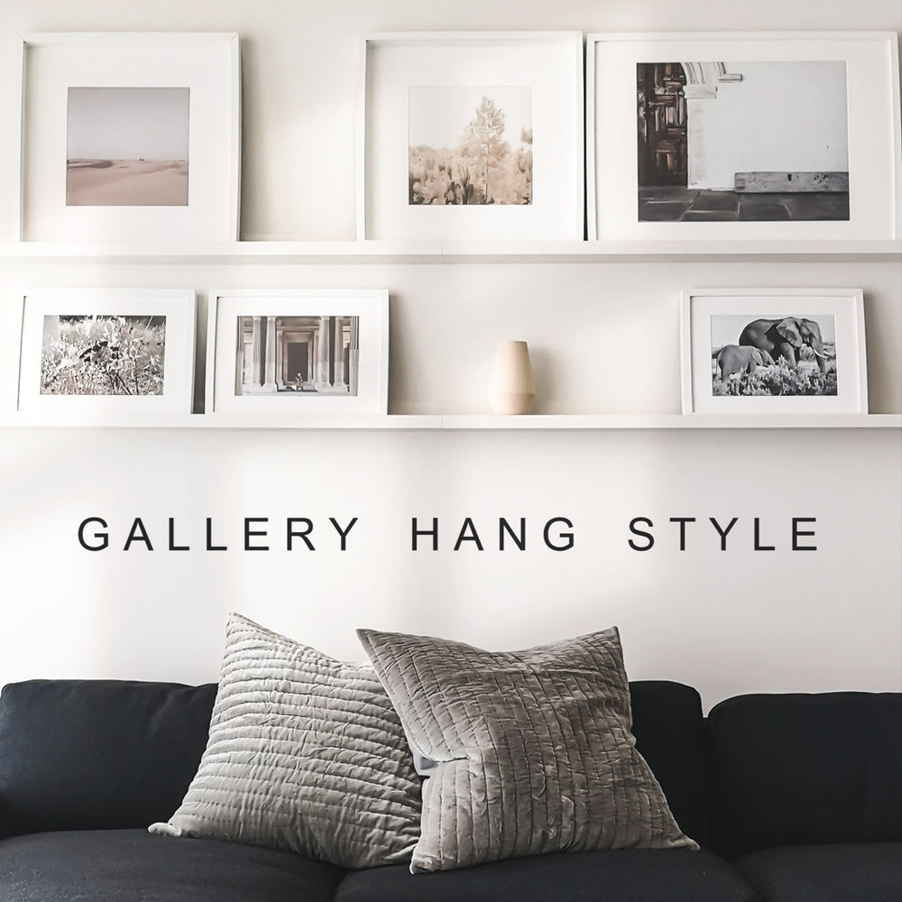 HANGING ART GALLERY STYLE