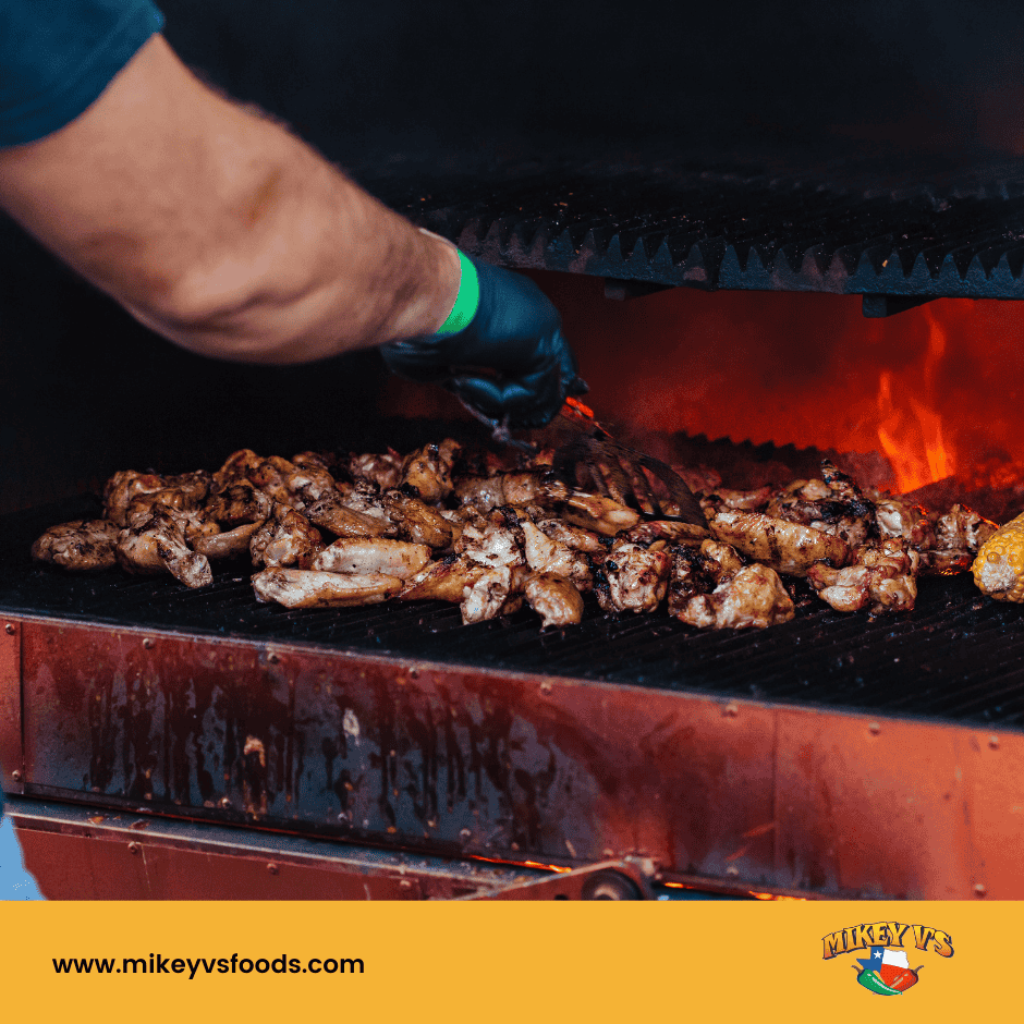 man grilling on the bbq