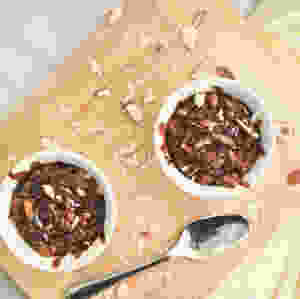 Vegan Almond Joy Oatmeal