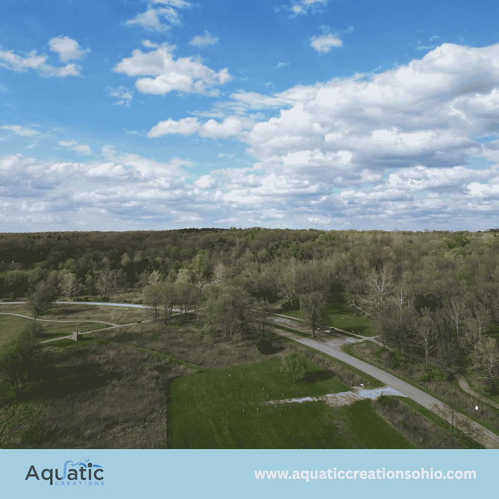 city sky view over powell ohio