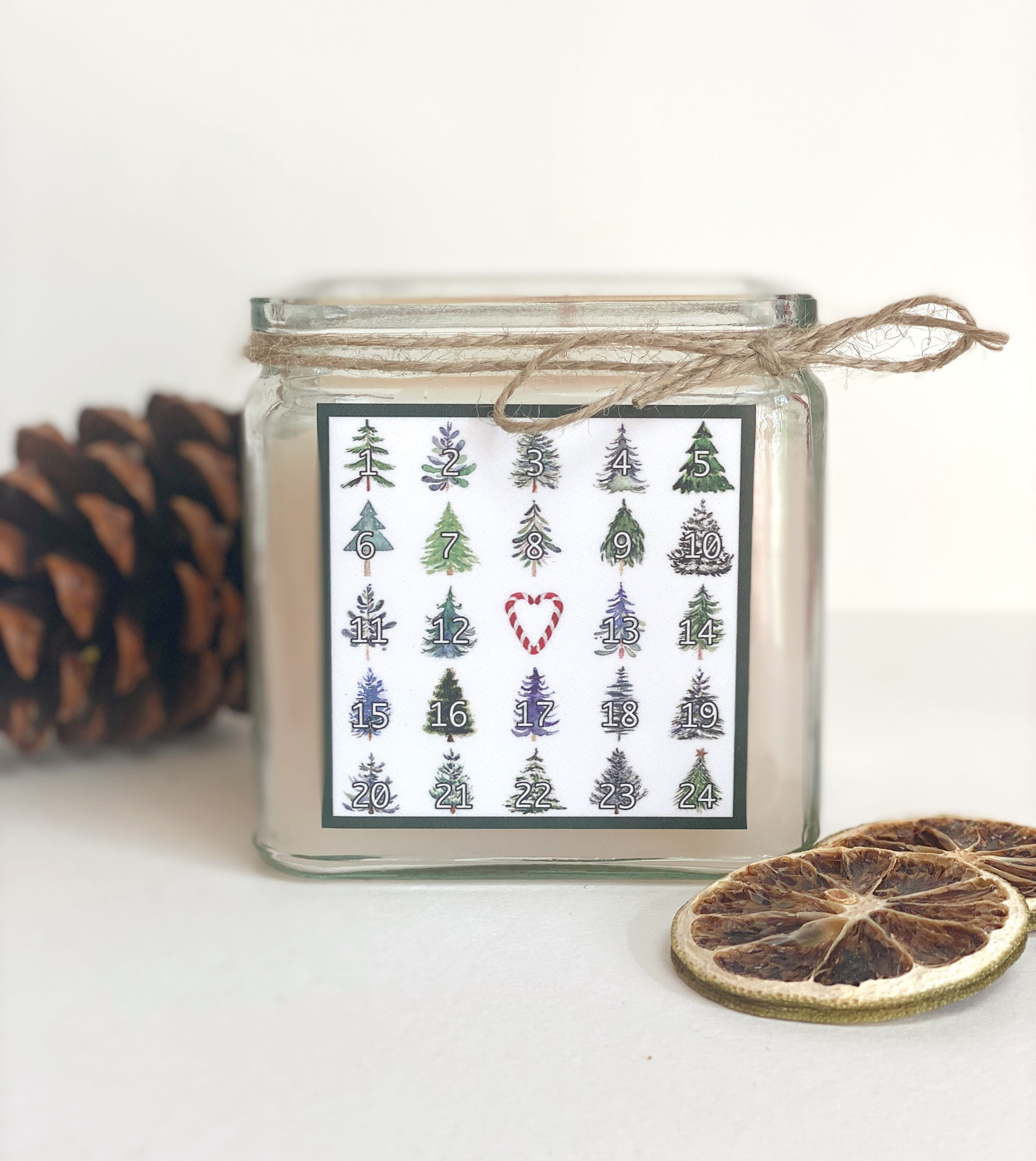 Adventskalender Duftkerze