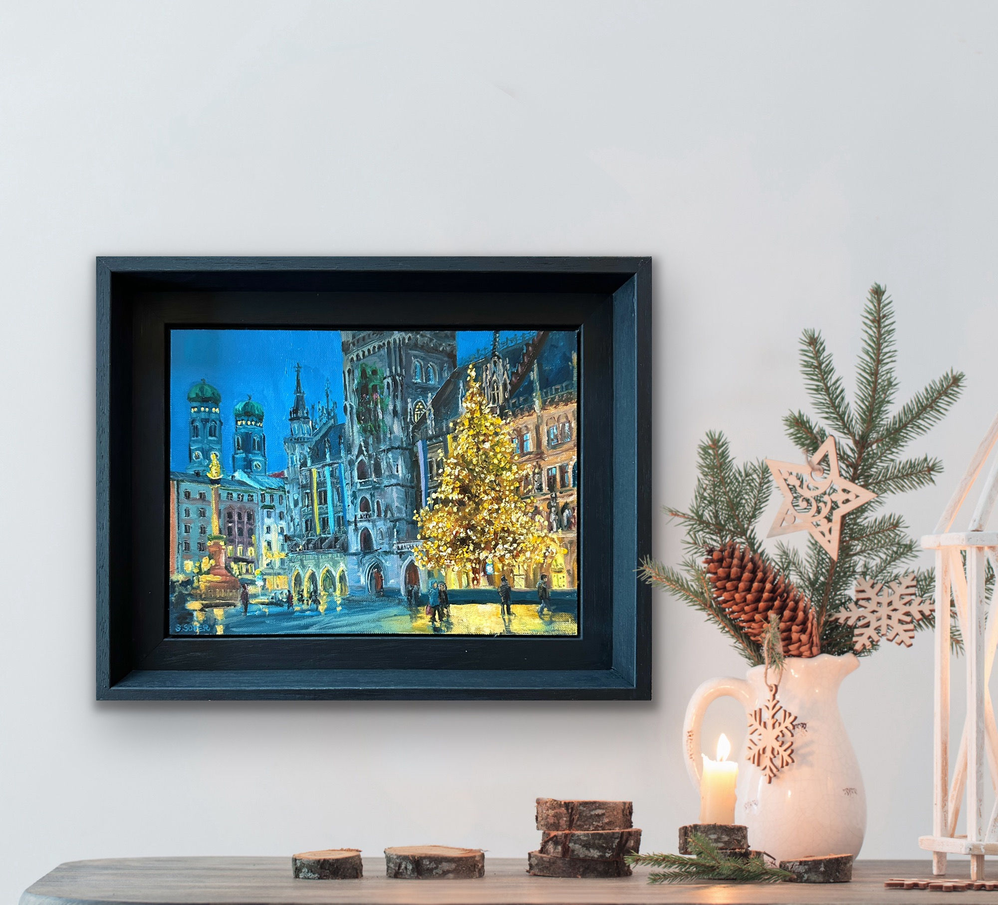 Christmas Lights, München Marienplatz